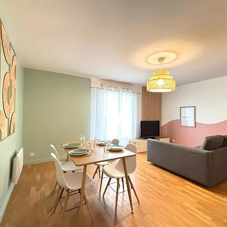 Bird 4mn-train 6mn -private Parking- Paris Apartment *